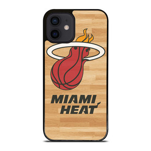 MIAMI HEAT LOGO WOODEN iPhone 12 Mini Case