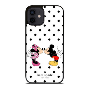 MICKEY MINNIE MOUSE KATE SPADE KISS iPhone 12 Mini Case