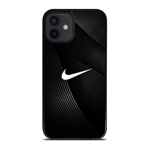 NIKE LOGO BLACK ABSTRACT LINE iPhone 12 Mini Case