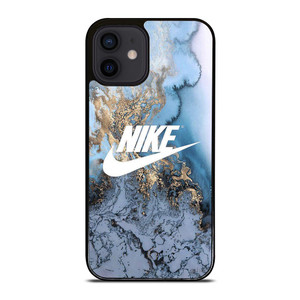 NIKE LOGO BLUE MARBLE iPhone 12 Mini Case