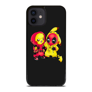 PIKACHU POKEMON AND DEADPOOL iPhone 12 Mini Case