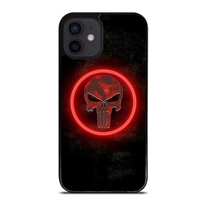 THE PUNISHER SKULL RED GLOW iPhone 12 Mini Case