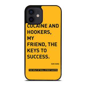 THE WOLF OF WALL STREET QUOTES iPhone 12 Mini Case