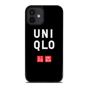 UNIQLO LOGO BLACK 2 iPhone 12 Mini Case