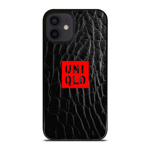 UNIQLO LOGO SNAKE SKIN iPhone 12 Mini Case