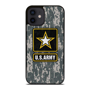 US ARMY ARMY LOGO CAMO PIXEL iPhone 12 Mini Case