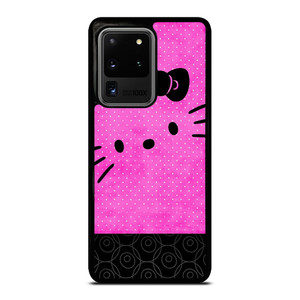HELLO KITTY PINK BLACK Samsung Galaxy S20 Ultra  Case