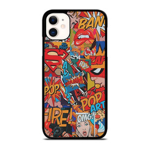 SUPERHERO DC MARVEL POP ART iPhone 11 Case