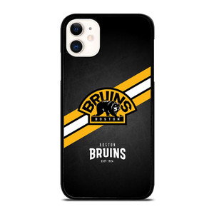 BOSTON BRUINS STRIPE LOGO iPhone 11 Case