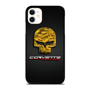 CORVETTE RACING SKULL LOGO iPhone 11 Case