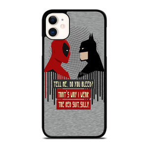 DEADPOOL VS BATMAN iPhone 11 Case