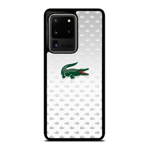 LACOSTE SILVER PATTERN Samsung Galaxy S20 Ultra  Case LACOSTE SILVER PATTERN Samsung Galaxy S20 Ultra  Case