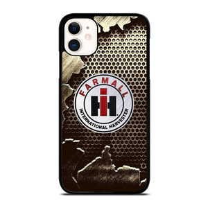 INTERNATIONAL HARVESTER FARMALL METAL LOGO iPhone 11 Case