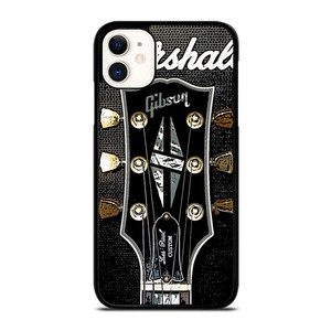 MARSHALL X GIBSON GUITAR HEADSTOCK iPhone 11 Case
