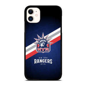 NEW YORK RANGERS LOGO MASCOT iPhone 11 Case