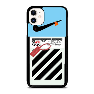 NIKE AIR JORDAN OFF WHITE BLUE WHITE iPhone 11 Case