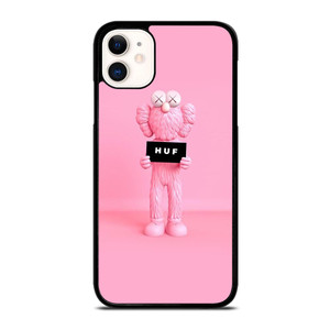 PINK KAWS X HUF STREETWEAR iPhone 11 Case