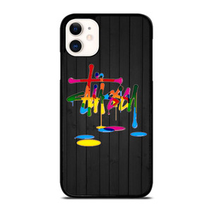 STUSSY PAINT LOGO iPhone 11 Case