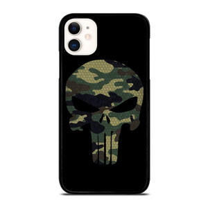 THE PUNISHER LOGO CAMO iPhone 11 Case