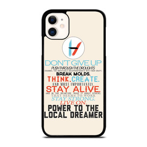 TWENTY ONE PILOTS TITLES iPhone 11 Case