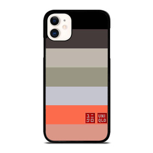 UNIQLO LOGO COLORFUL STRIPES iPhone 11 Case