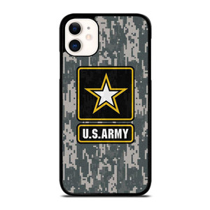 US ARMY ARMY LOGO CAMO PIXEL iPhone 11 Case