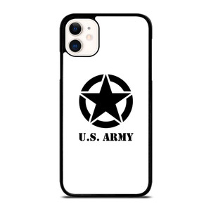 US ARMY LOGO WHITE iPhone 11 Case