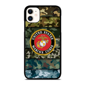 USMC CAMO US MARINE CORPS iPhone 11 Case
