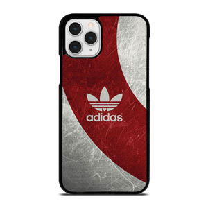 ADIDAS RED GRUNGE TEXTURE LOGO iPhone 11 Pro Case