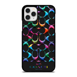 COACH NEW YORK LOGO RAINBOW iPhone 11 Pro Case