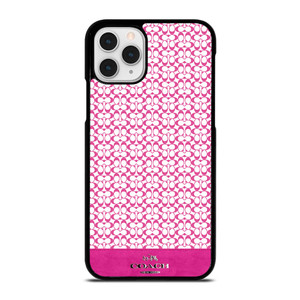 COACH NEW YORK PINK LOGO iPhone 11 Pro Case