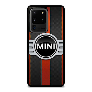MINI COPER LOGO BLACK RED STRIPES Samsung Galaxy S20 Ultra  Case