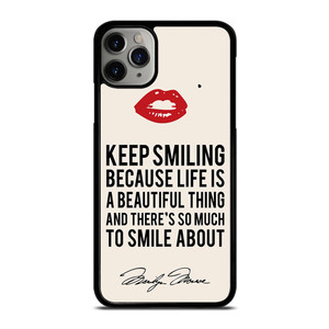 MARYLIN MONROE QUOTES iPhone 11 Pro Case
