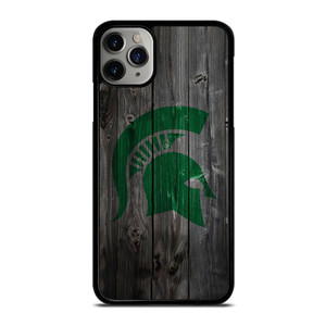 MICHIGAN STATE SPARTANS WOODEN LOGO iPhone 11 Pro Case