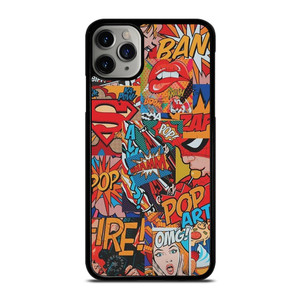 SUPERHERO DC MARVEL POP ART iPhone 11 Pro Case