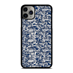 DALLAS COWBOYS LOGO FOOTBAL TEAM COLLAGE ICON iPhone 11 Pro Max Case