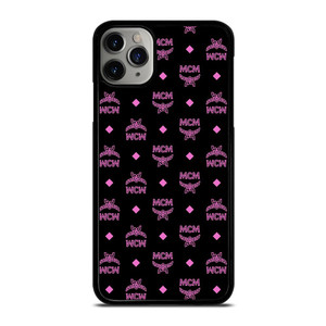 MCM WORLD LOGO BLACK PINK ICON iPhone 11 Pro Max Case
