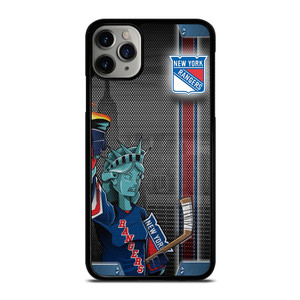 NEW YORK RANGERS NHL LIBERTY STATUE iPhone 11 Pro Max Case