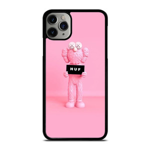 PINK KAWS X HUF STREETWEAR iPhone 11 Pro Max Case