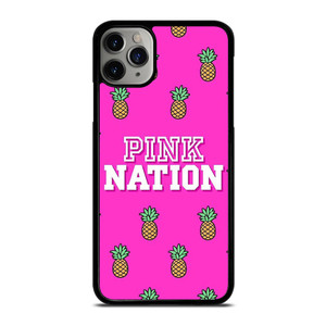 PINK NATION VICTORIA'S SECRET LOGO PINEAPPLE iPhone 11 Pro Max Case