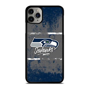SEATTLE SEAHAWKS BRUSH LOGO iPhone 11 Pro Max Case