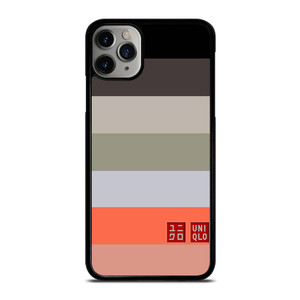 UNIQLO LOGO COLORFUL STRIPES iPhone 11 Pro Max Case