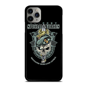 US ARMY SPECIAL FORCES LOGO SKULL iPhone 11 Pro Max Case