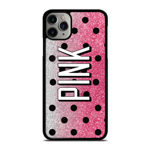VICTORIA'S SECRET PINK LOGO SPARKLE iPhone 11 Pro Max Case