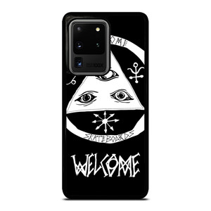 WELCOME SKATEBOARDS LOGO BLACK Samsung Galaxy S20 Ultra  Case WELCOME SKATEBOARDS LOGO BLACK Samsung Galaxy S20 Ultra  Case