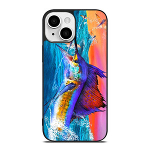 GUY HARVEY ISLAND MARLIN BOAT 2 iPhone 13 Mini Case