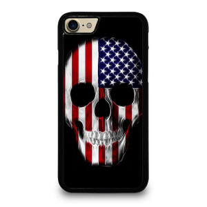 AMERICAN FLAG SKULL METAL iPhone 7 Case
