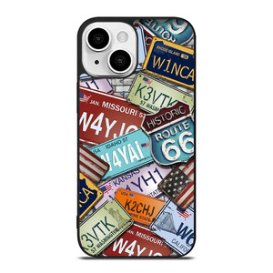 HISTORICAL ROUTE 66 NUMBER PLATE iPhone 13 Mini Case HISTORICAL ROUTE 66 NUMBER PLATE iPhone 13 Mini Case