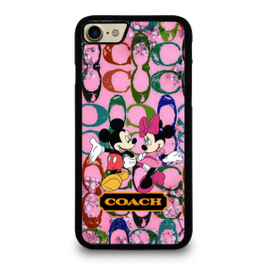 COACH PINK FLOWER MICKEY MINNIE iPhone 7 Case COACH PINK FLOWER MICKEY MINNIE iPhone 7 Case