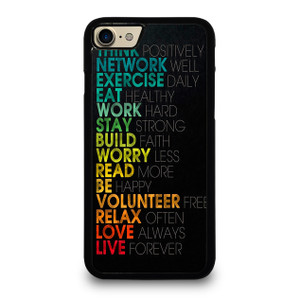QUOTE INSPIRATIONAL THINK POSITIVELY iPhone 7 Case QUOTE INSPIRATIONAL THINK POSITIVELY iPhone 7 Case